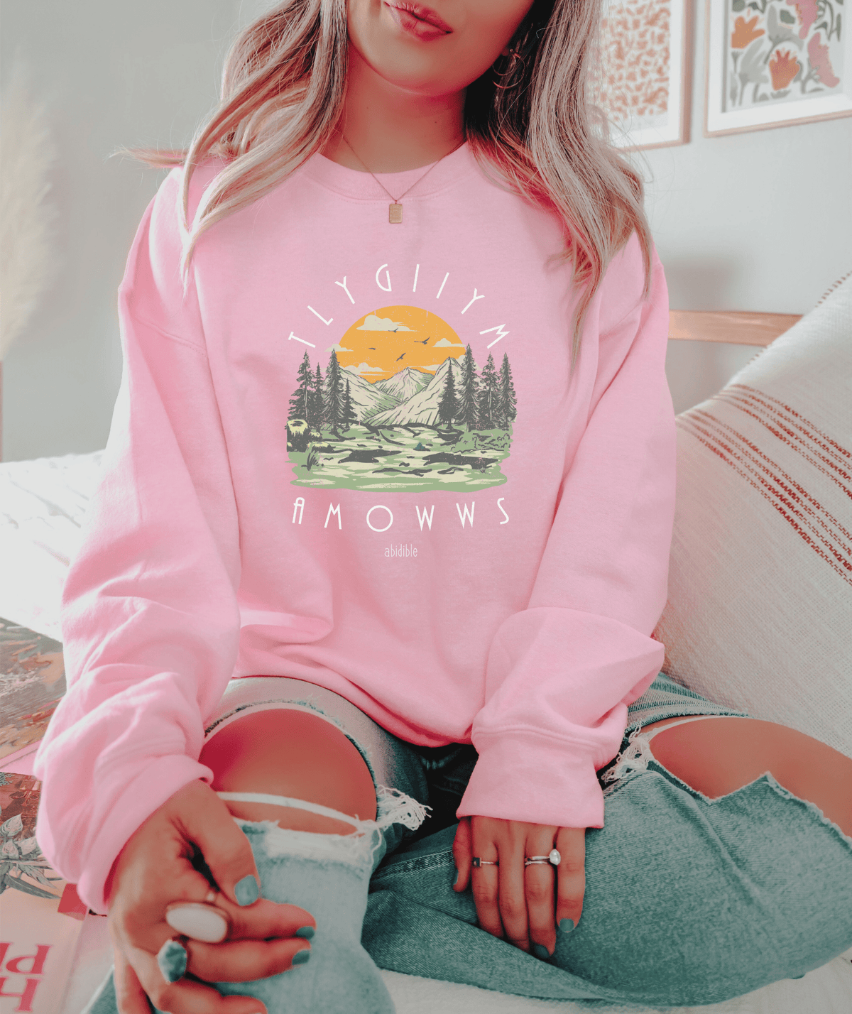 &quot;God is Mighty&quot; Unisex Heavy Blend™ Crewneck Sweatshirt Sweatshirt Printify 