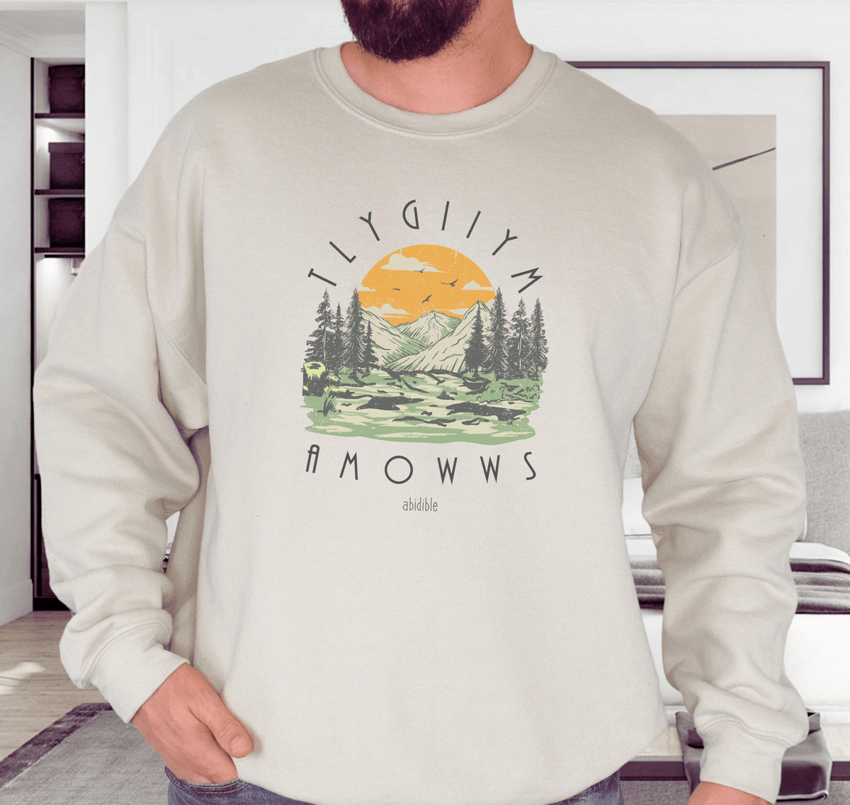 &quot;God is Mighty&quot; Unisex Heavy Blend™ Crewneck Sweatshirt Sweatshirt Printify 