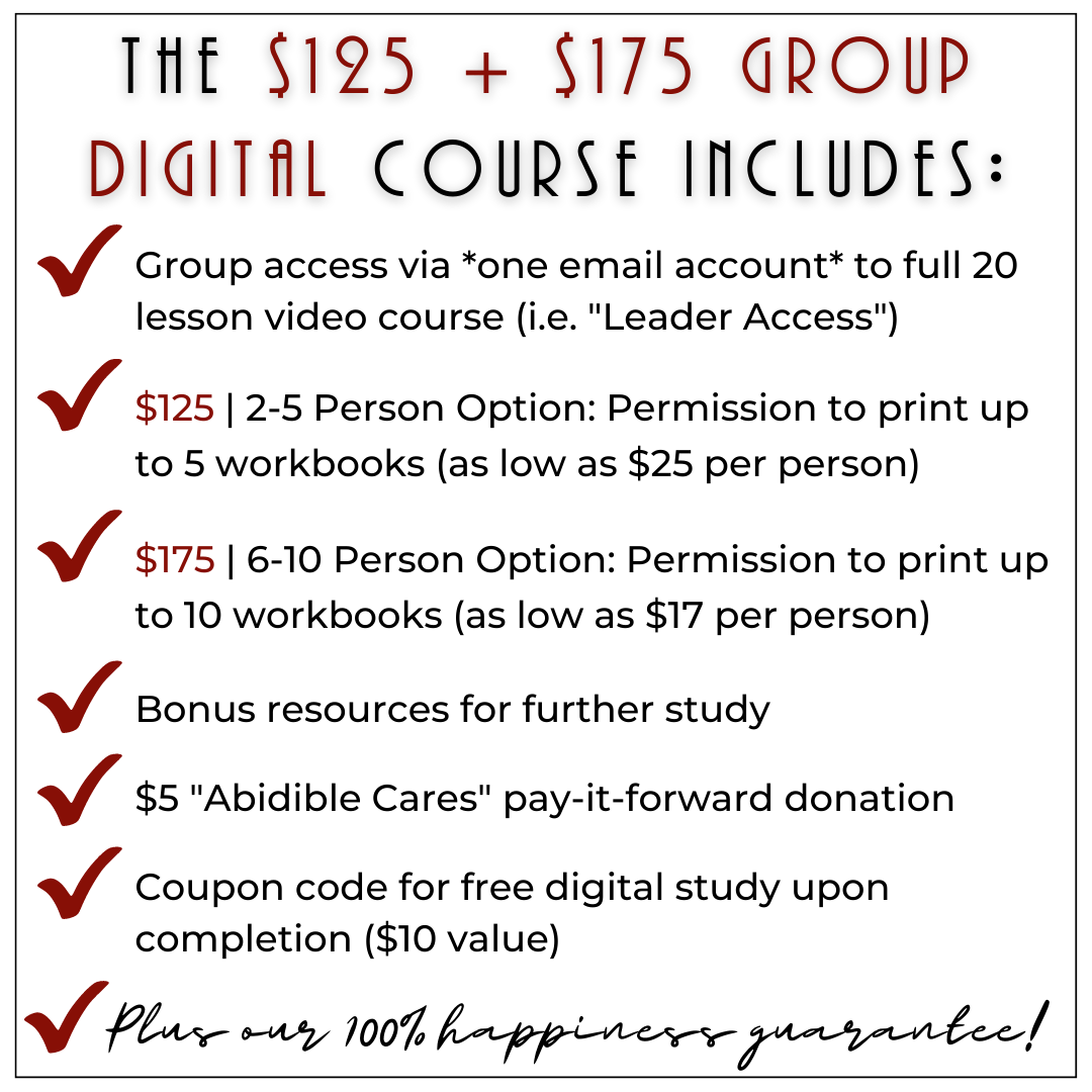 (GROUP/CHURCH) &quot;How to Study the Bible&quot; Course + Workbook Course Thinkific 