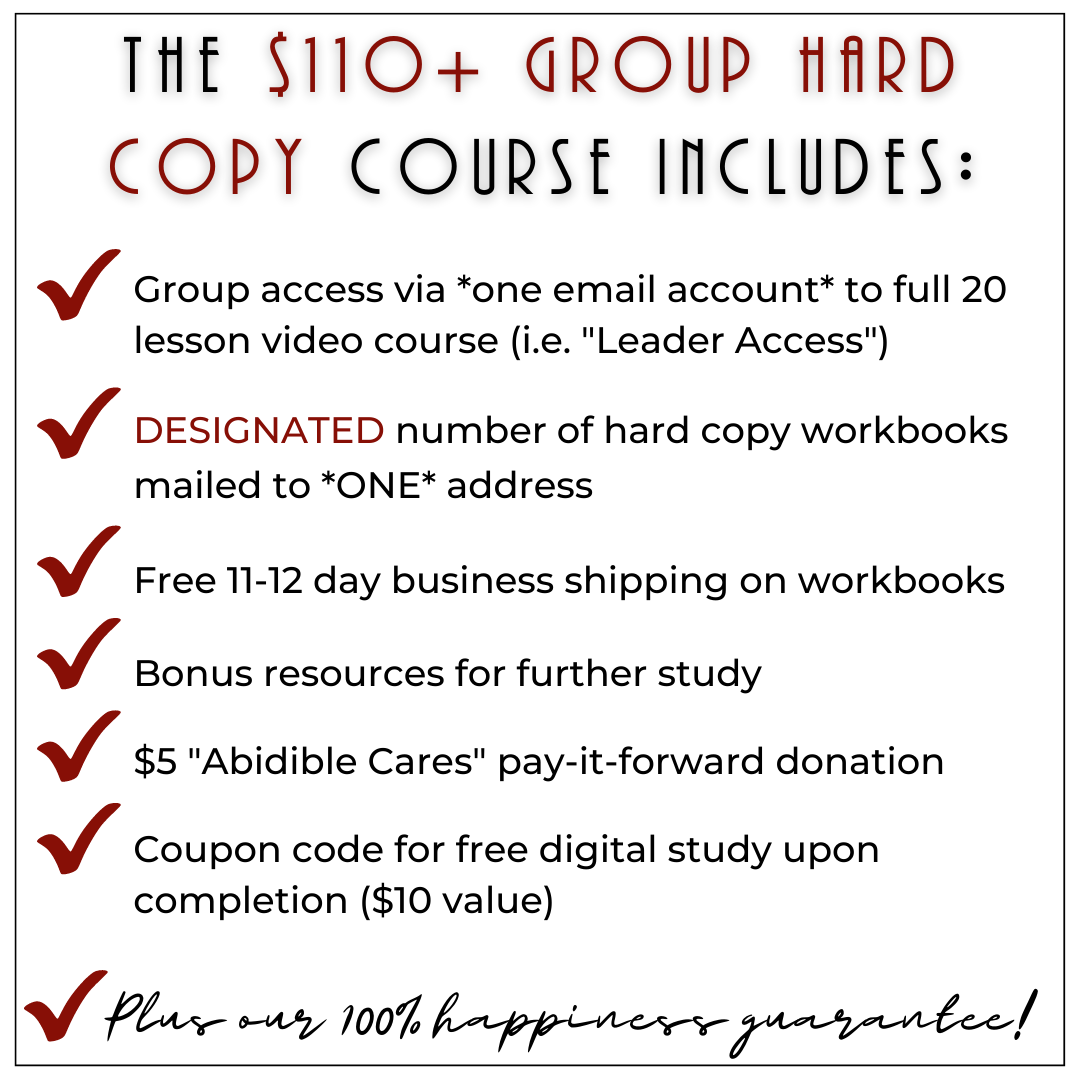 (GROUP/CHURCH) &quot;How to Study the Bible&quot; Course + Workbook Course Thinkific 