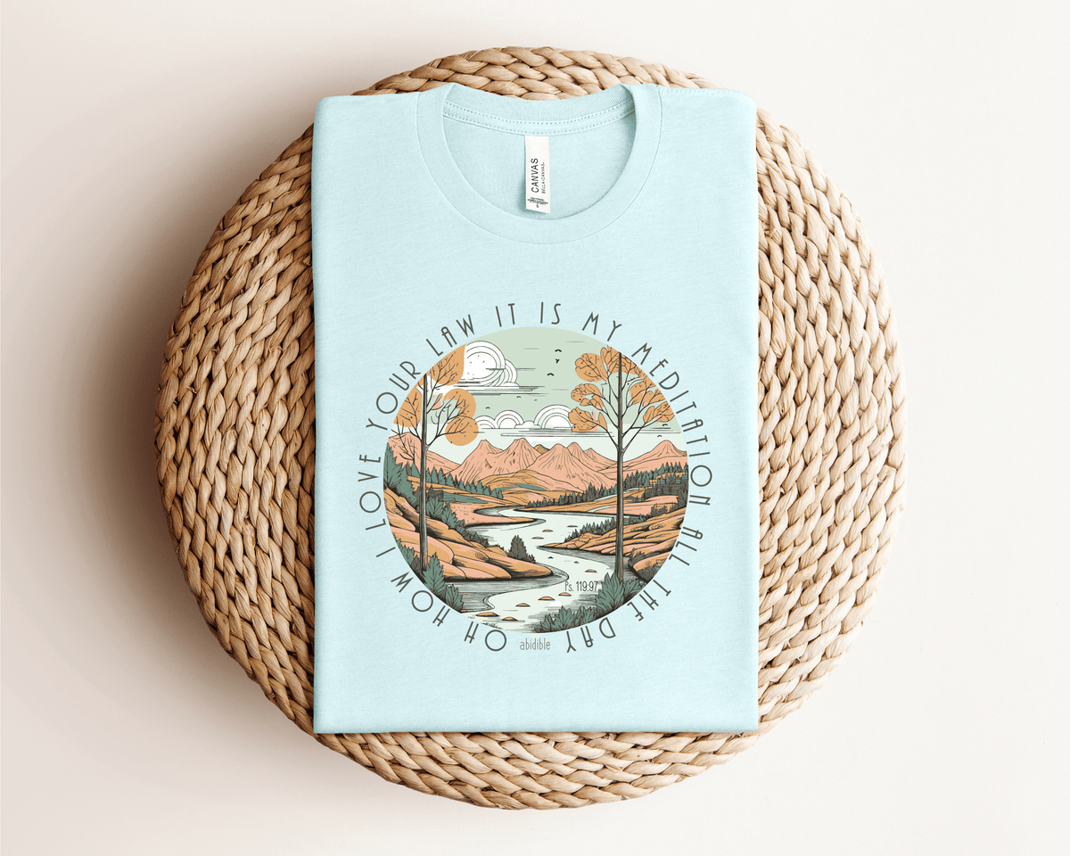 &quot;I Love Your Law&quot; Bella + Canvas Unisex Short Sleeve Tee T-Shirt Printify 