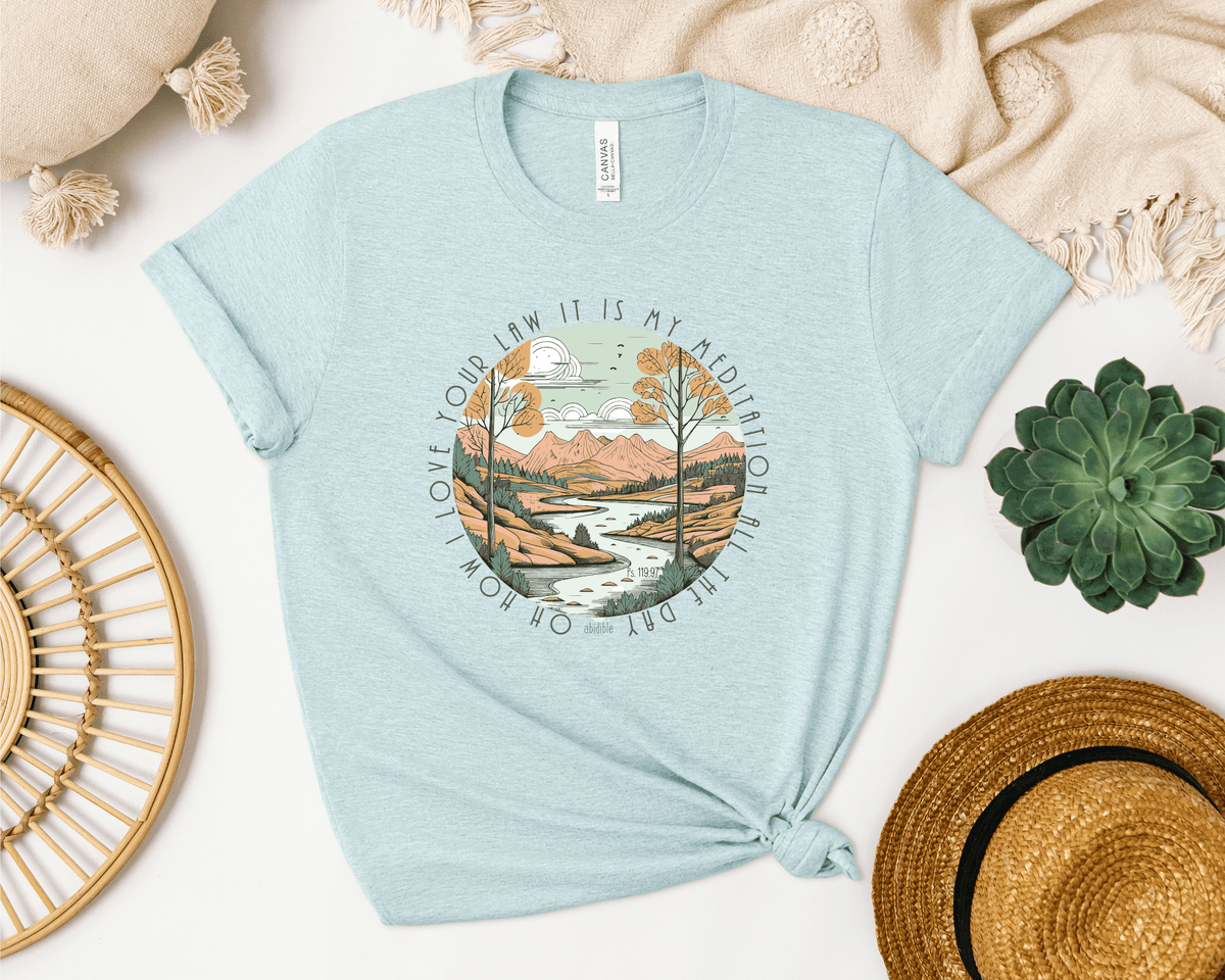 &quot;I Love Your Law&quot; Bella + Canvas Unisex Short Sleeve Tee T-Shirt Printify 