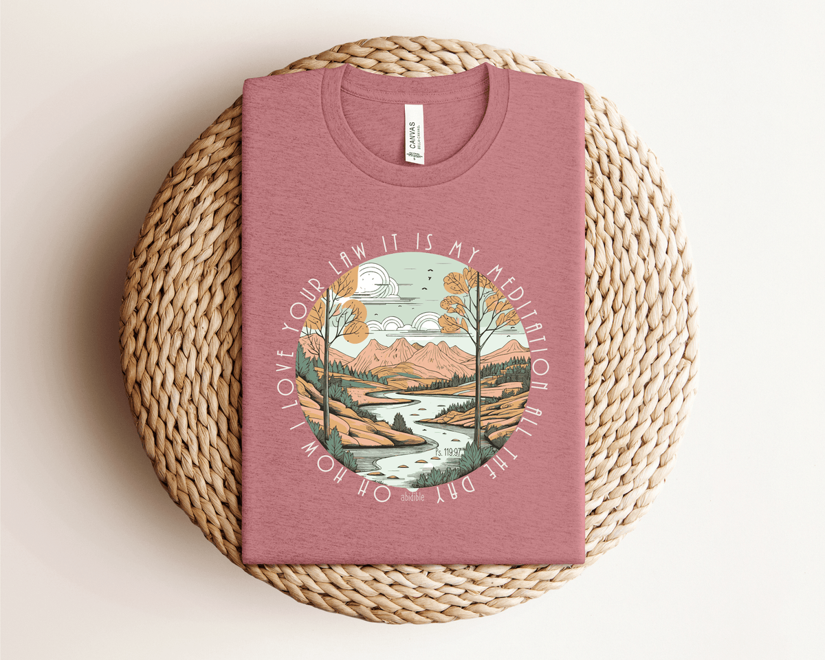 &quot;I Love Your Law&quot; Bella + Canvas Unisex Short Sleeve Tee T-Shirt Printify 