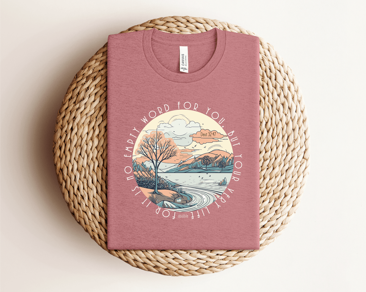 &quot;No Empty Word&quot; Bella + Canvas Unisex Short Sleeve Tee T-Shirt Printify 