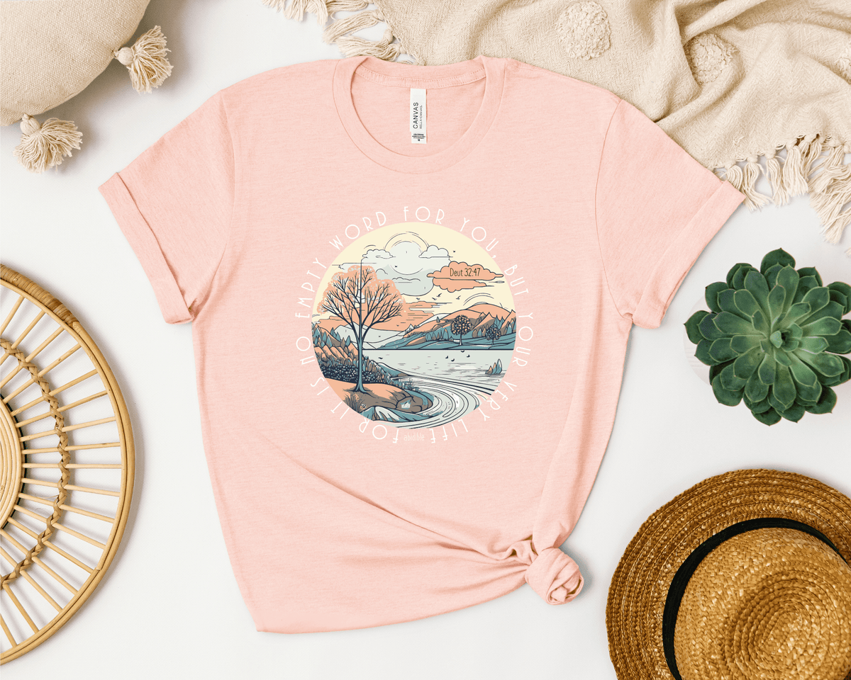 &quot;No Empty Word&quot; Bella + Canvas Unisex Short Sleeve Tee T-Shirt Printify 