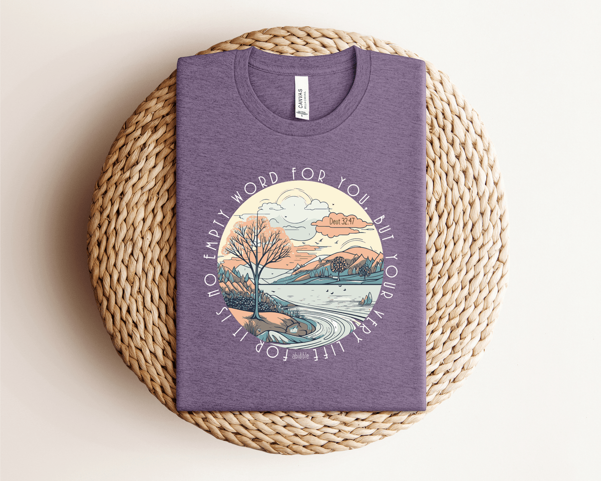 &quot;No Empty Word&quot; Bella + Canvas Unisex Short Sleeve Tee T-Shirt Printify 