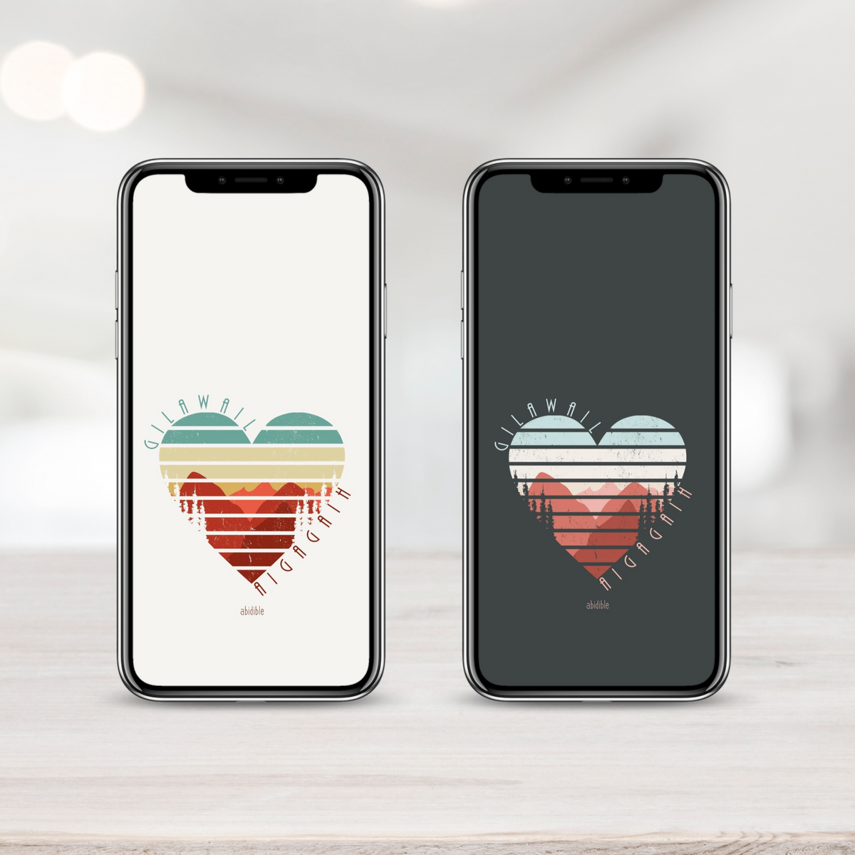 &quot;God is Love&quot; Phone Wallpaper Digital Artwork abidible 