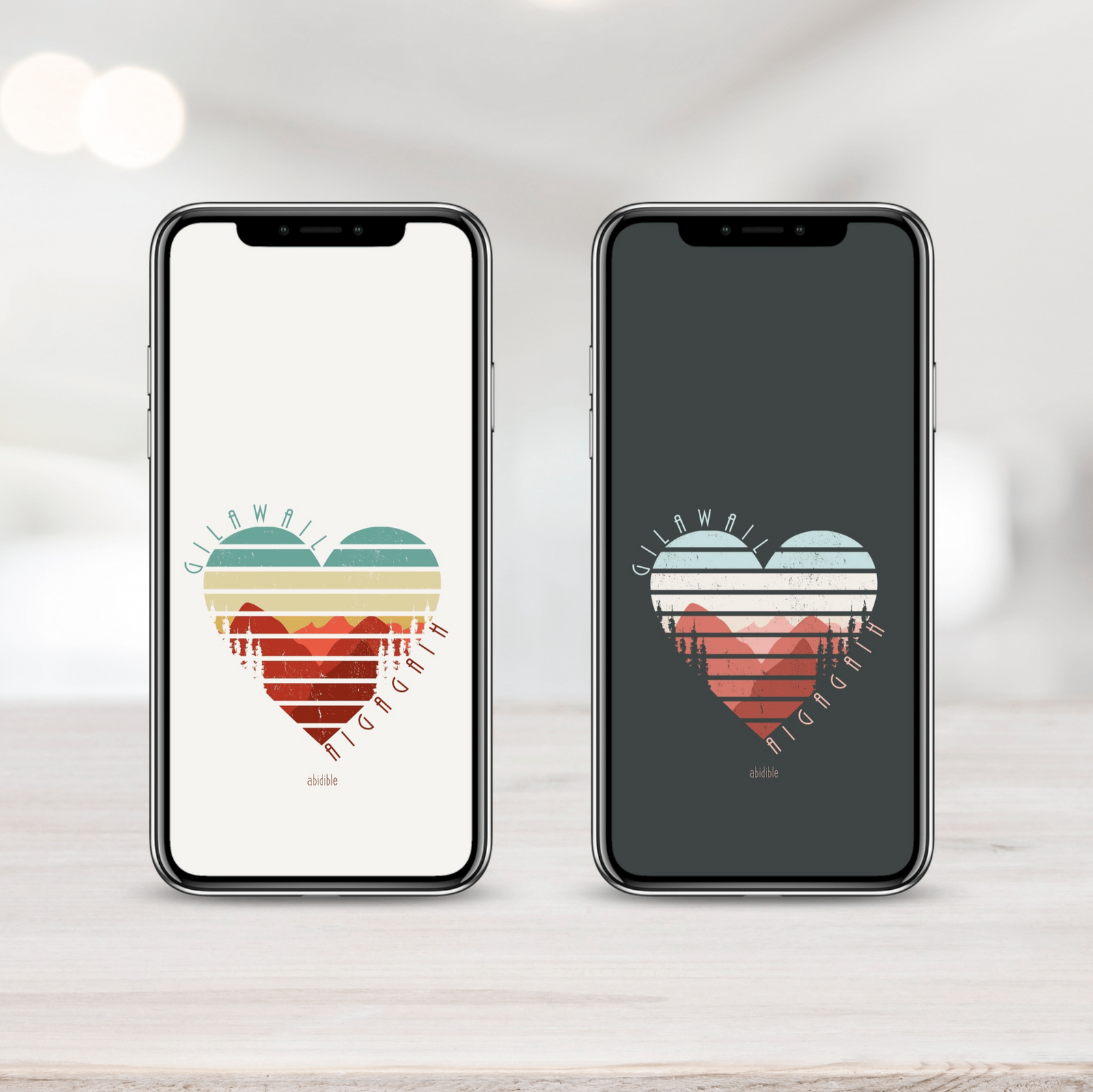 "God is Love" Phone Wallpaper Digital Artwork abidible 