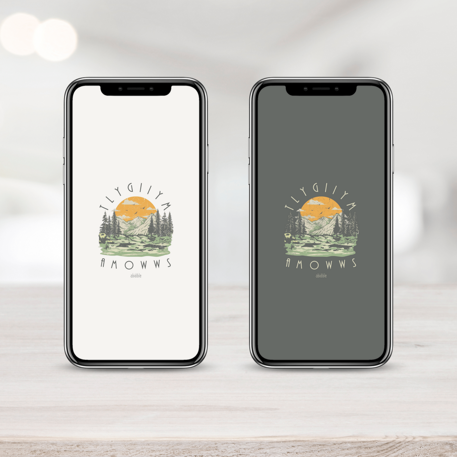 "God is Mighty" Phone Wallpaper Digital Artwork abidible 