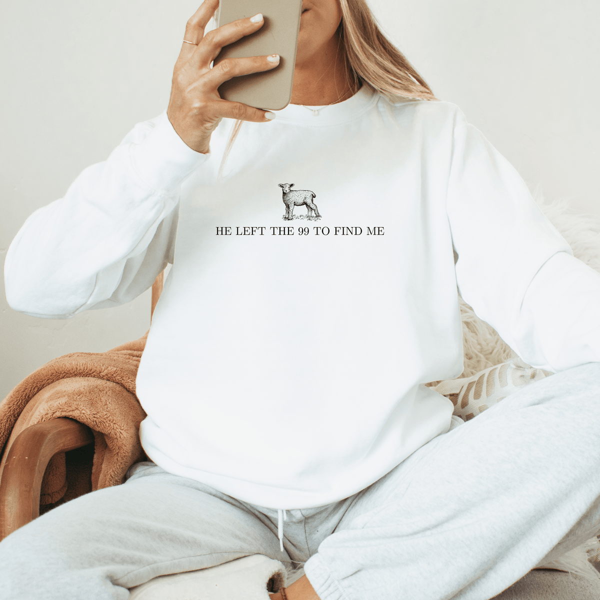 &quot;Left the 99&quot; Unisex Comfort Colors™ Crewneck Sweatshirt Printify 