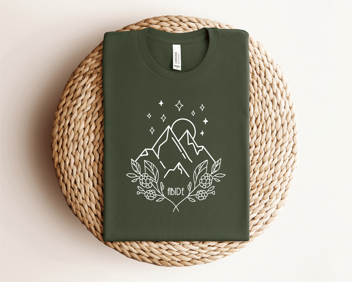 &quot;Abide&quot; Bella + Canvas Unisex Jersey Short Sleeve Tee T-Shirt Printify 