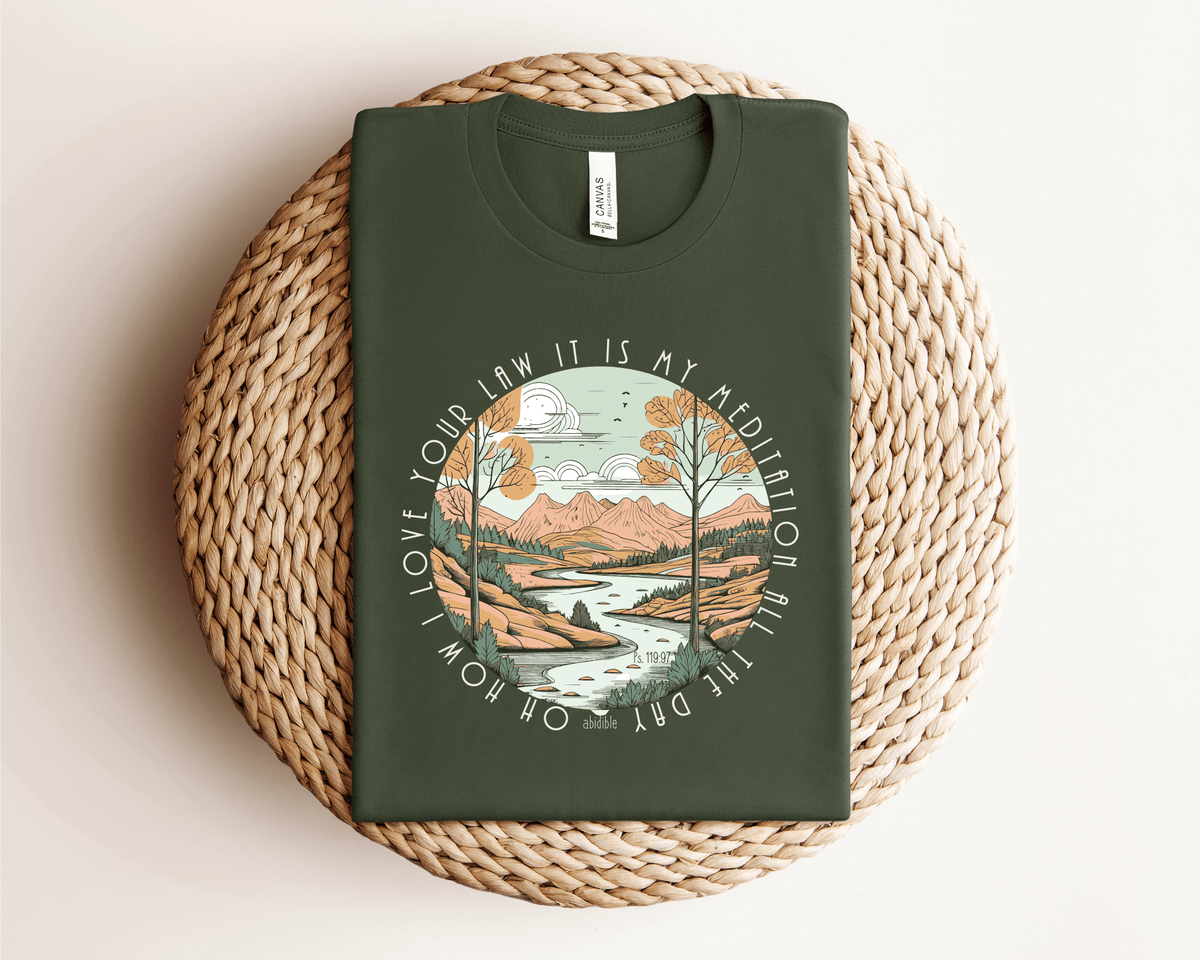 &quot;I Love Your Law&quot; Bella + Canvas Unisex Short Sleeve Tee T-Shirt Printify 