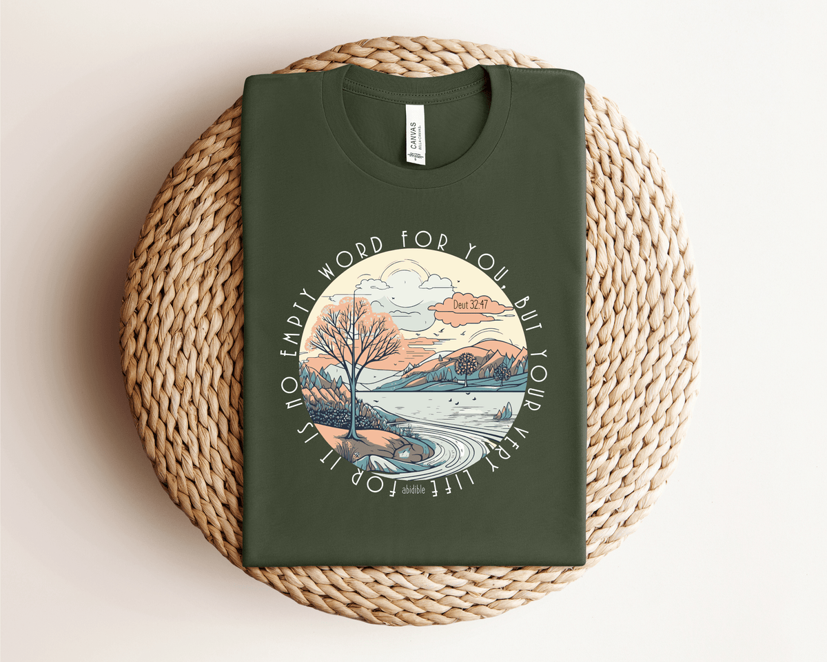 &quot;No Empty Word&quot; Bella + Canvas Unisex Short Sleeve Tee T-Shirt Printify 