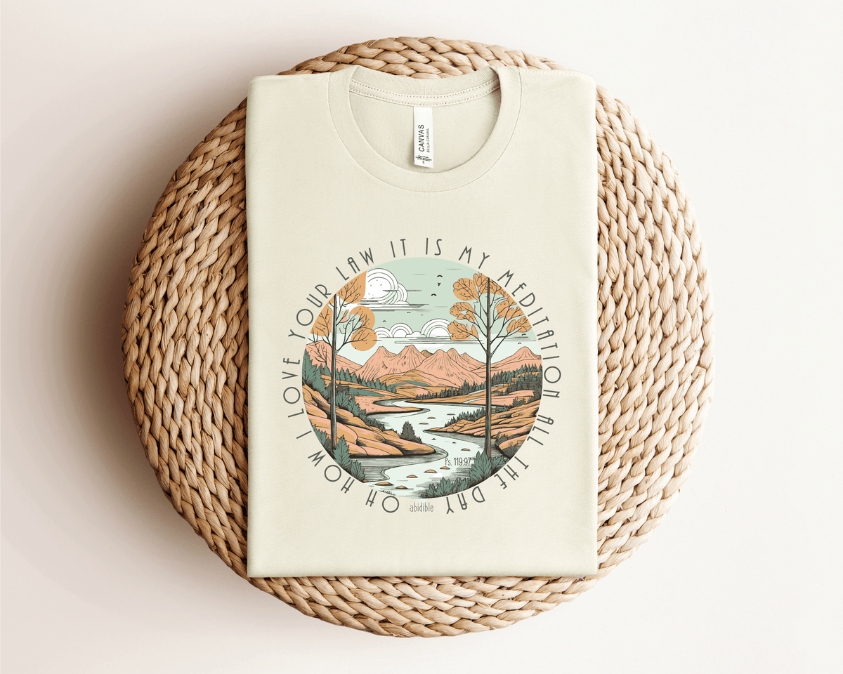 &quot;I Love Your Law&quot; Bella + Canvas Unisex Short Sleeve Tee T-Shirt Printify 