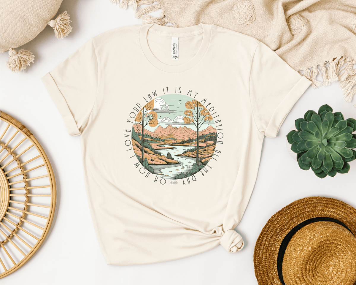 &quot;I Love Your Law&quot; Bella + Canvas Unisex Short Sleeve Tee T-Shirt Printify 