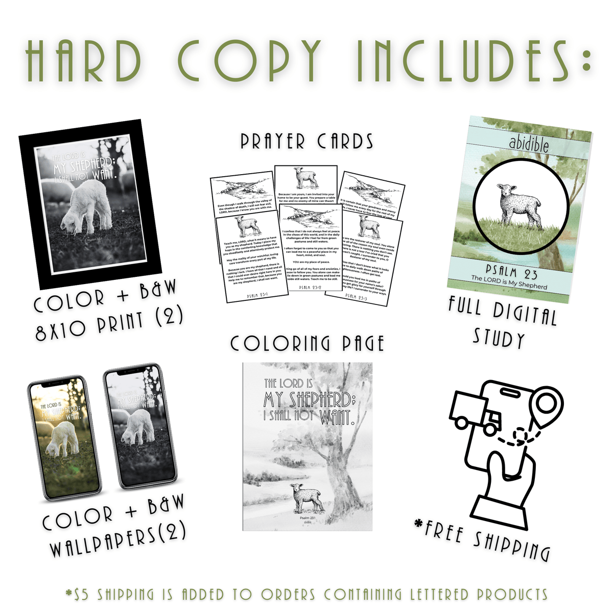 #007 Abidible &quot;Psalm 23&quot; Study Study abidible 