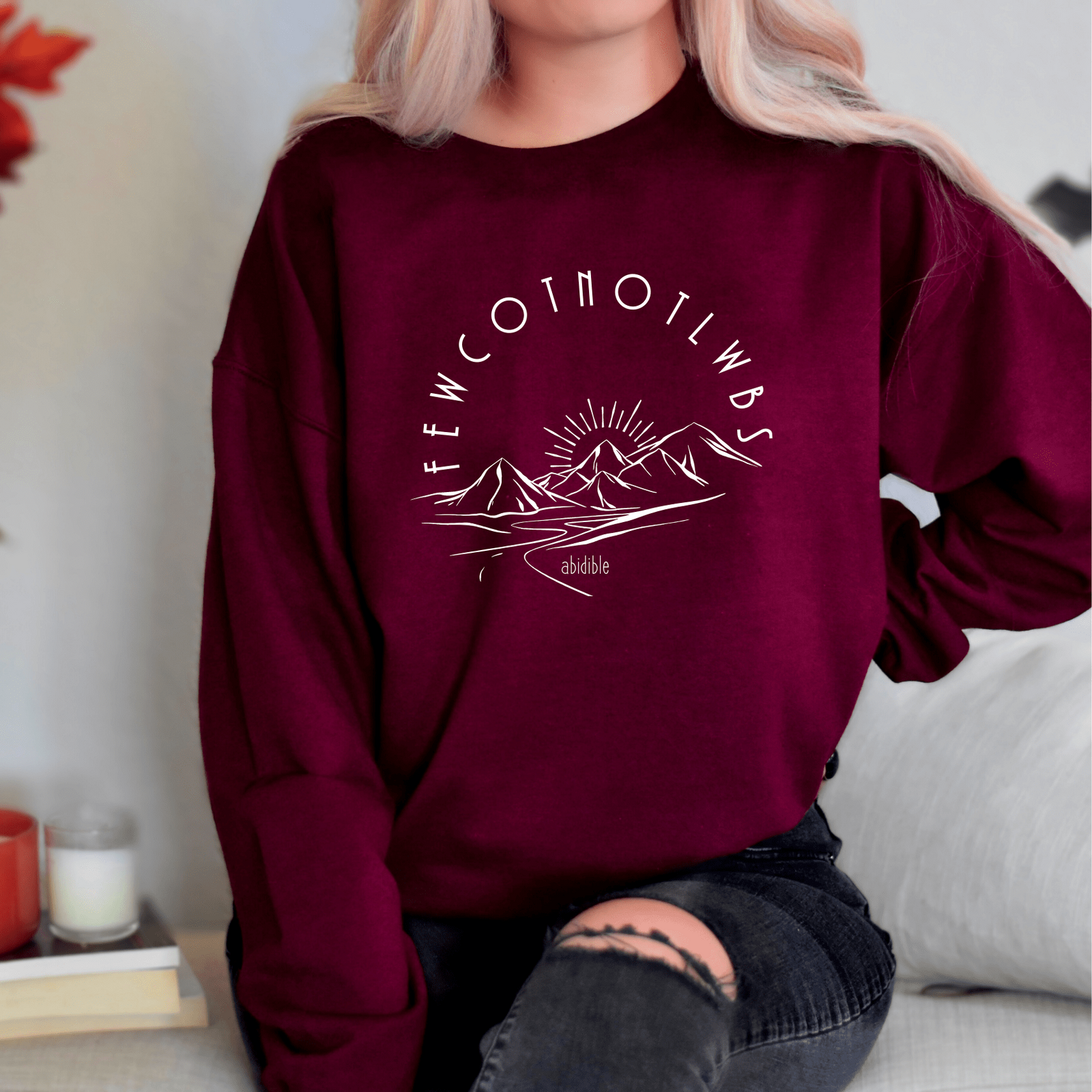 "Romans Road" Unisex Heavy Blend™ Crewneck Sweatshirt Sweatshirt Printify 