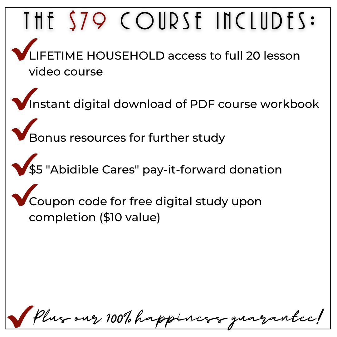 (INDIVIDUAL/FAMILY) &quot;How to Study the Bible&quot; Course + Workbook Course Thinkific 