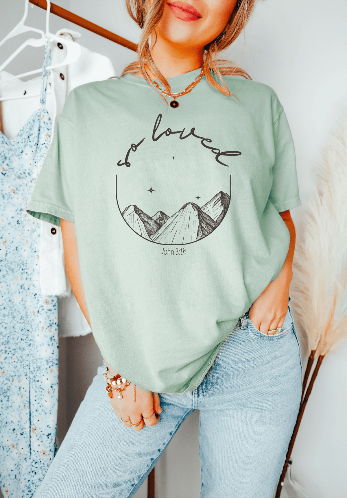 TRIAL RUN | &quot;So Loved&quot; Unisex Comfort Colors T-Shirt T-Shirt Printify 