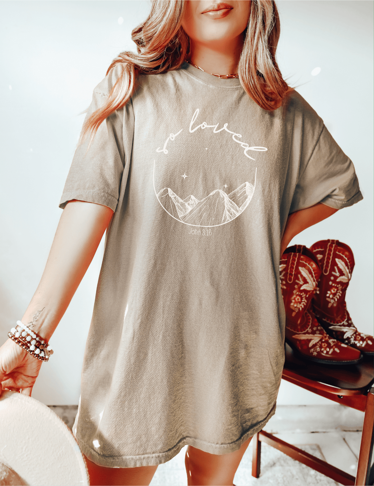 TRIAL RUN | &quot;So Loved&quot; Unisex Comfort Colors T-Shirt T-Shirt Printify 