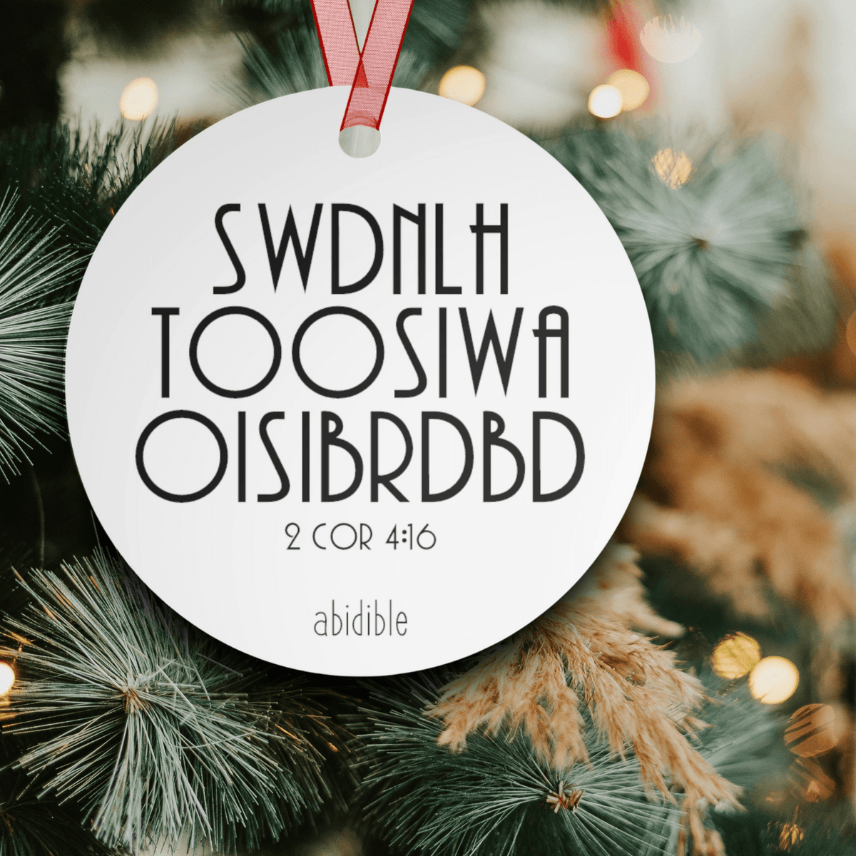 DAY 7 | Abidible Jars of Clay Metal Christmas Ornament (Collect All 6) Home Decor Printify 