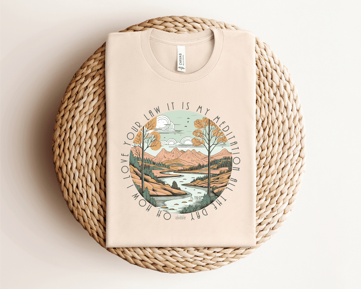 &quot;I Love Your Law&quot; Bella + Canvas Unisex Short Sleeve Tee T-Shirt Printify 