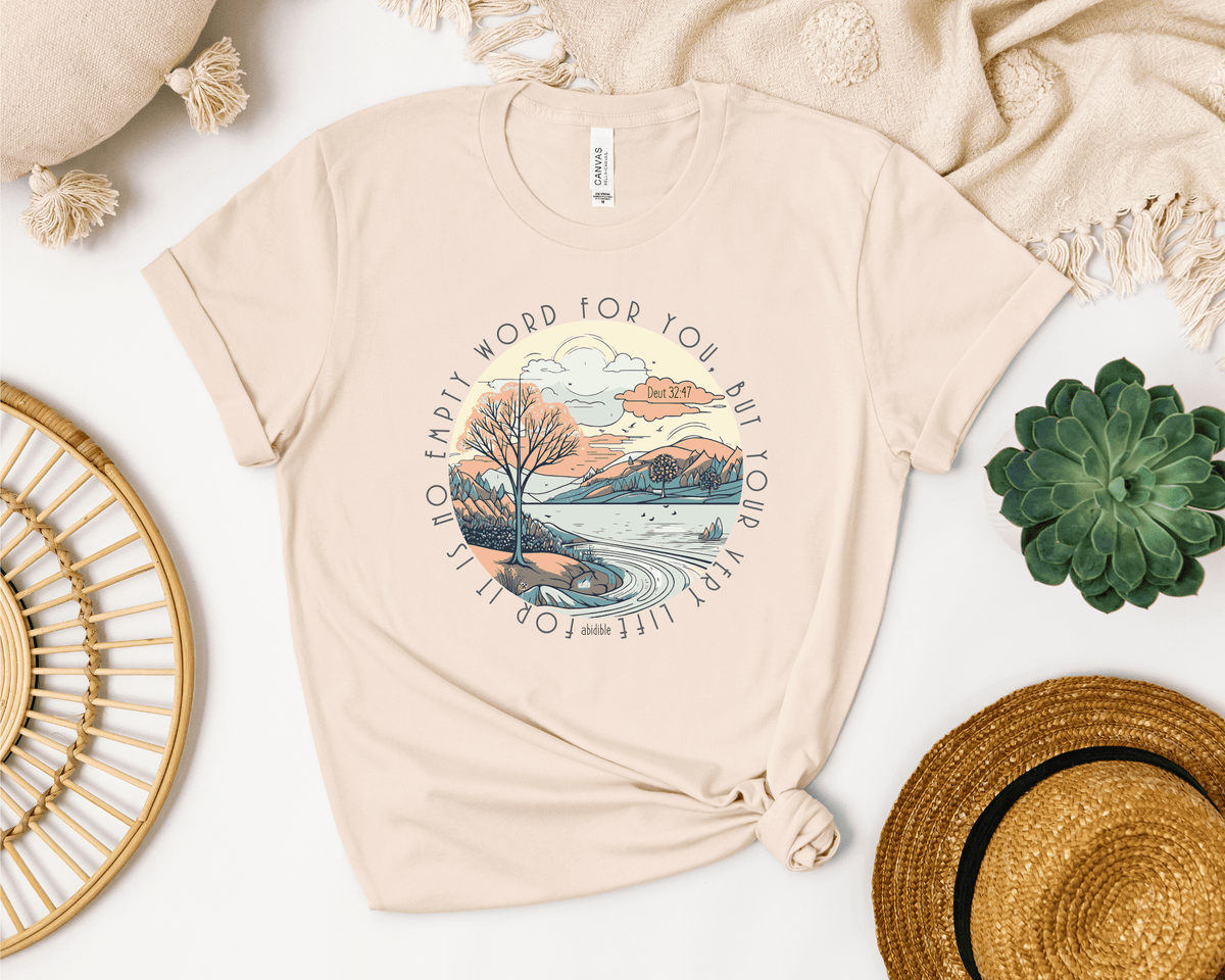 &quot;No Empty Word&quot; Bella + Canvas Unisex Short Sleeve Tee T-Shirt Printify 