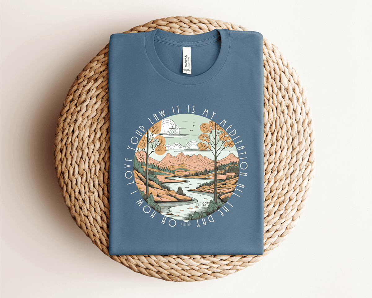 &quot;I Love Your Law&quot; Bella + Canvas Unisex Short Sleeve Tee T-Shirt Printify 