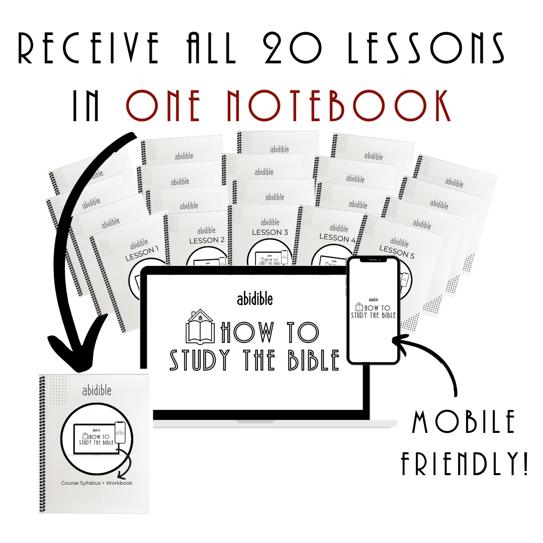 &quot;How to Study the Bible&quot; Course + Workbook (PRE-SALE) Course Thinkific 